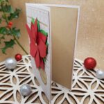 carte noël poinsettia intérieur