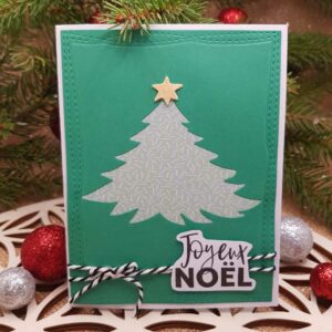 carte noël sapin