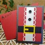 carte habit pere noel enveloppe