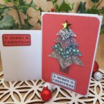 carte noël sapin origami enveloppe