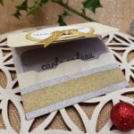 porte carte cadeau couleur or ouverture