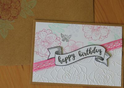 carte anniversaire fleur 206