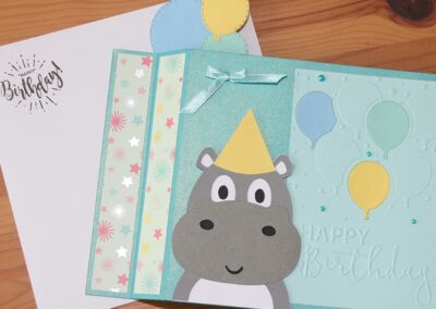 carte anniversaire hippo 358