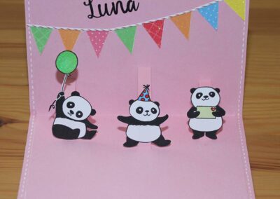 carte anniversaire panda 330