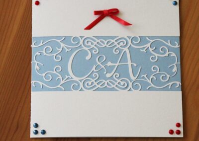 carte mariage initiales 155