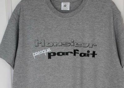 tee-shirt mr parfait personnalisé