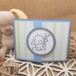 Carte naissance éléphant
