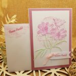 carte voeux 382 rose enveloppe