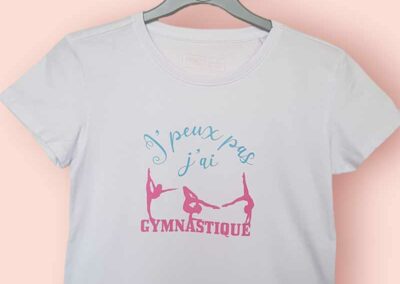 tee shirt flex gymnastique