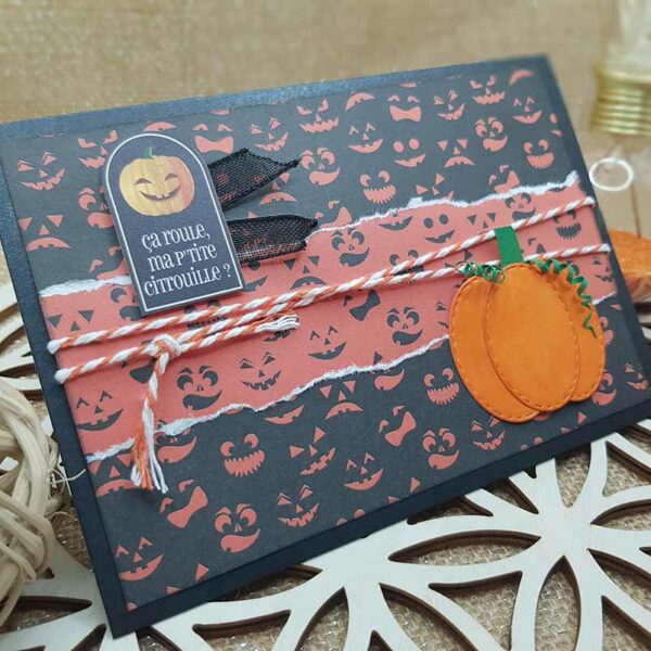 carte p'tite citrouille - halloween