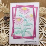 carte fleurs encadrées 348