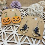 boucles d'oreilles artisanales- thème halloween