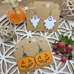 boucles d'oreilles halloween artisanales
