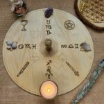 support bois pour spell jar