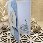 carterie artisanale - thème marin-hippocampe