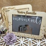 cadre photo en bois personnalisé