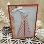 carte artisanale robe vintage pour occasion spéciale
