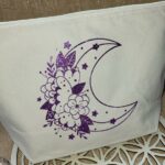trousse en coton pailletée