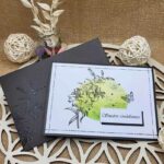 présentez vos sincères condoléances avec cette carte artisanale