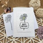 carte d'anniversaire avec enveloppe