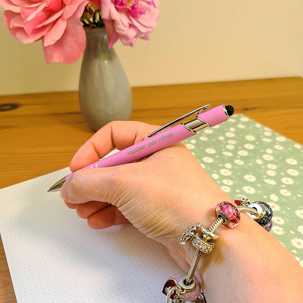 stylo motivant pour aller au bout de ses projets