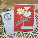 Carte message Plaisir simple avec enveloppe blanche