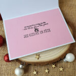 intérieur carte noël fun