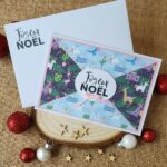 carte + enveloppe - noël - artisanal et original