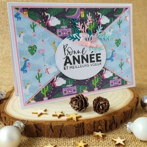 carte voeux - bonne année - fun et originale