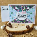 carte et enveloppe pour voeux bonne année