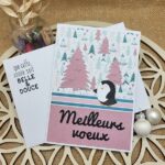 carte de voeux et son enveloppe assortie