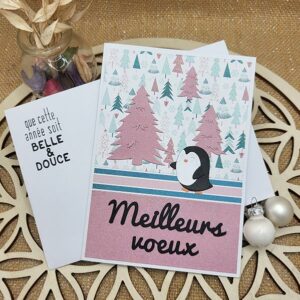 carte de voeux et son enveloppe assortie