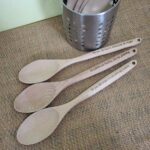 cuillère en bois gravée - ustensile cuisine original