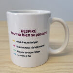 idée cadeau femme pour lâcher prise - mug - création artisanale