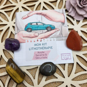 Kit lithothérapie voiture « Route sereine & sécurisée »