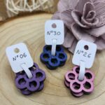 breloques fleurs pour boucles d'oreilles créoles